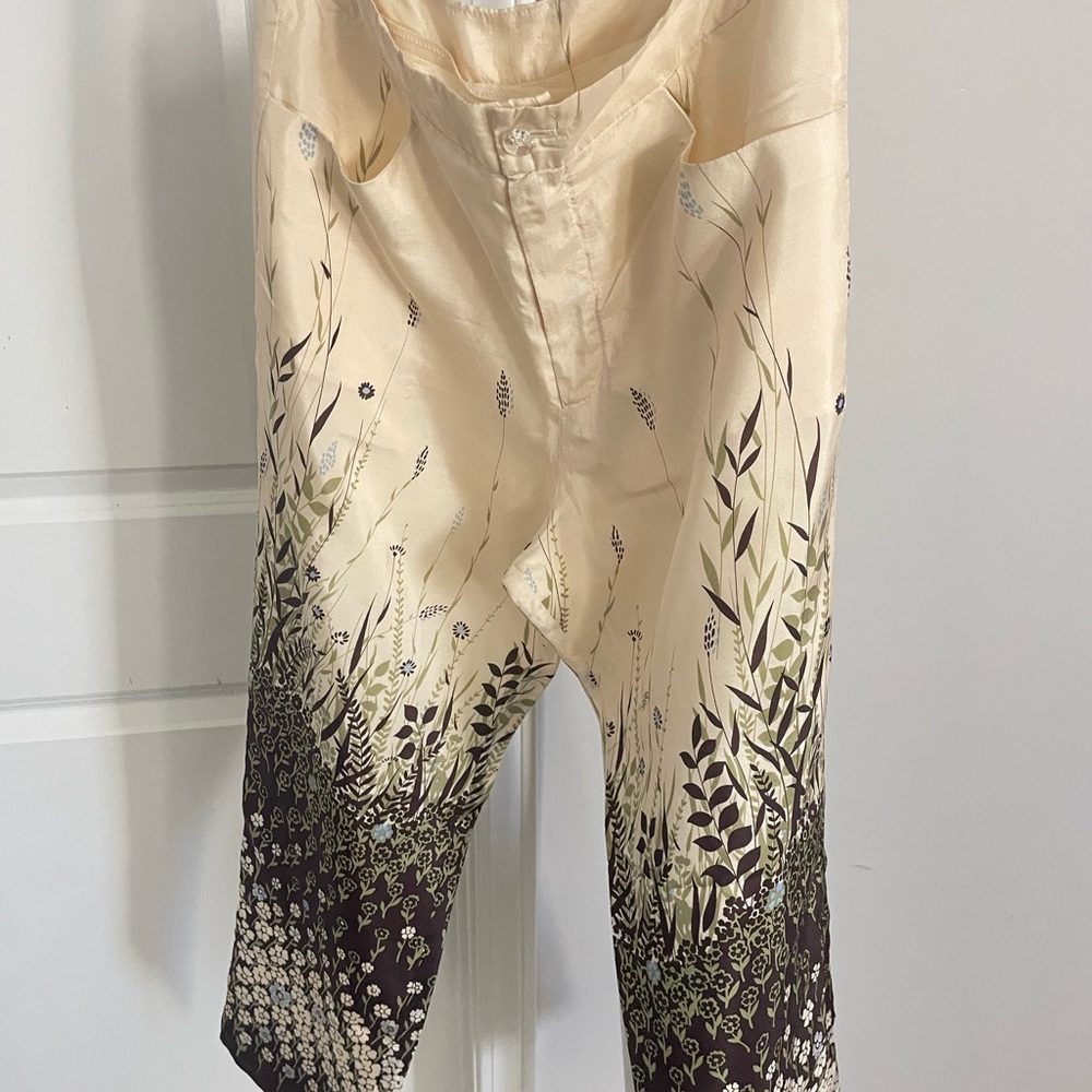 Vintage Anna Sui Silk Pants